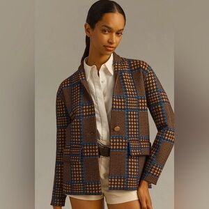 NVLT Anthropologie Knit Relaxed Blazer NWT